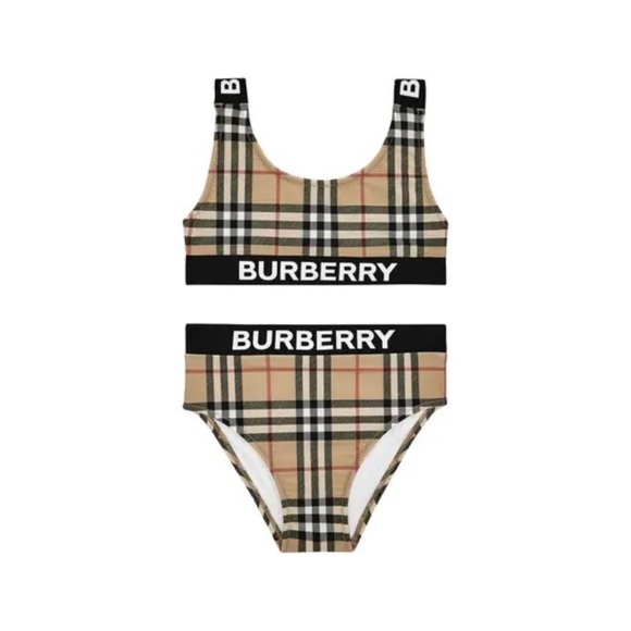Burberry Girls Beige Bikini (164cm) - Picture 4 of 13